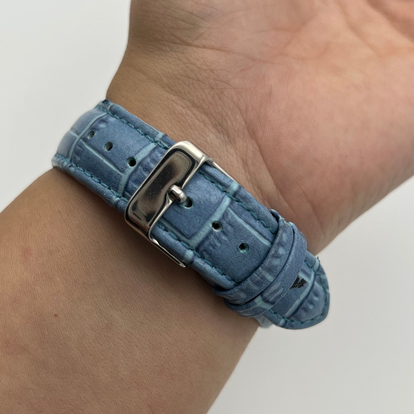 Colorful Blue Leather Watch