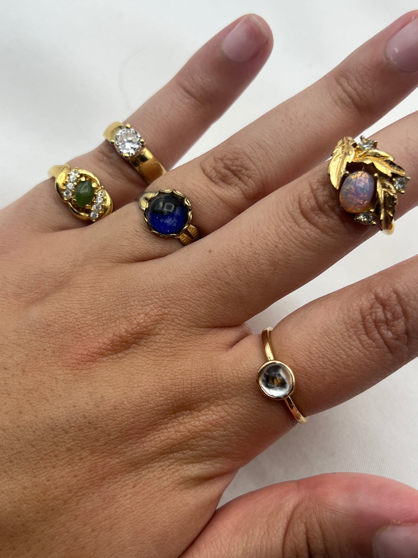 Vintage Gold-Tone Rings