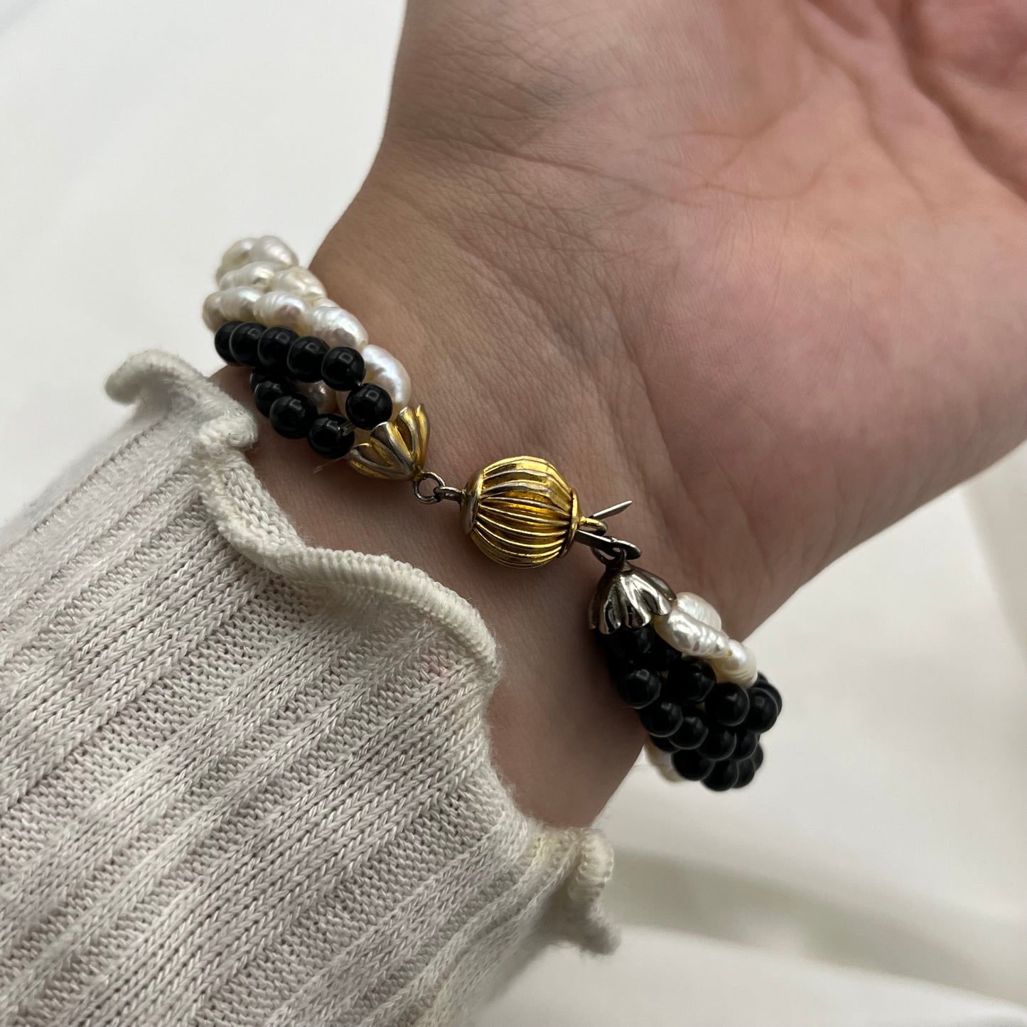 Black & Pearl Watch
