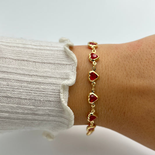 Red Heart Bracelet