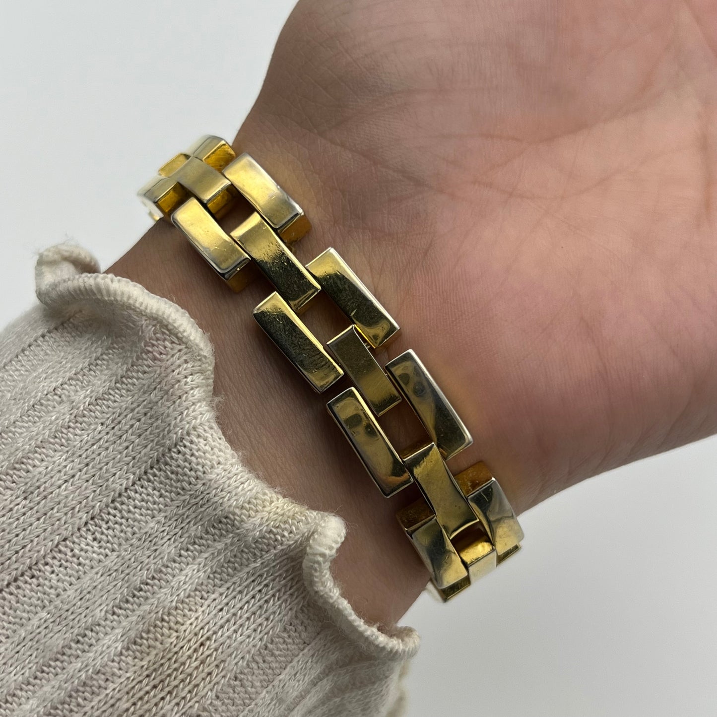 Gold-Toned Tank Watch