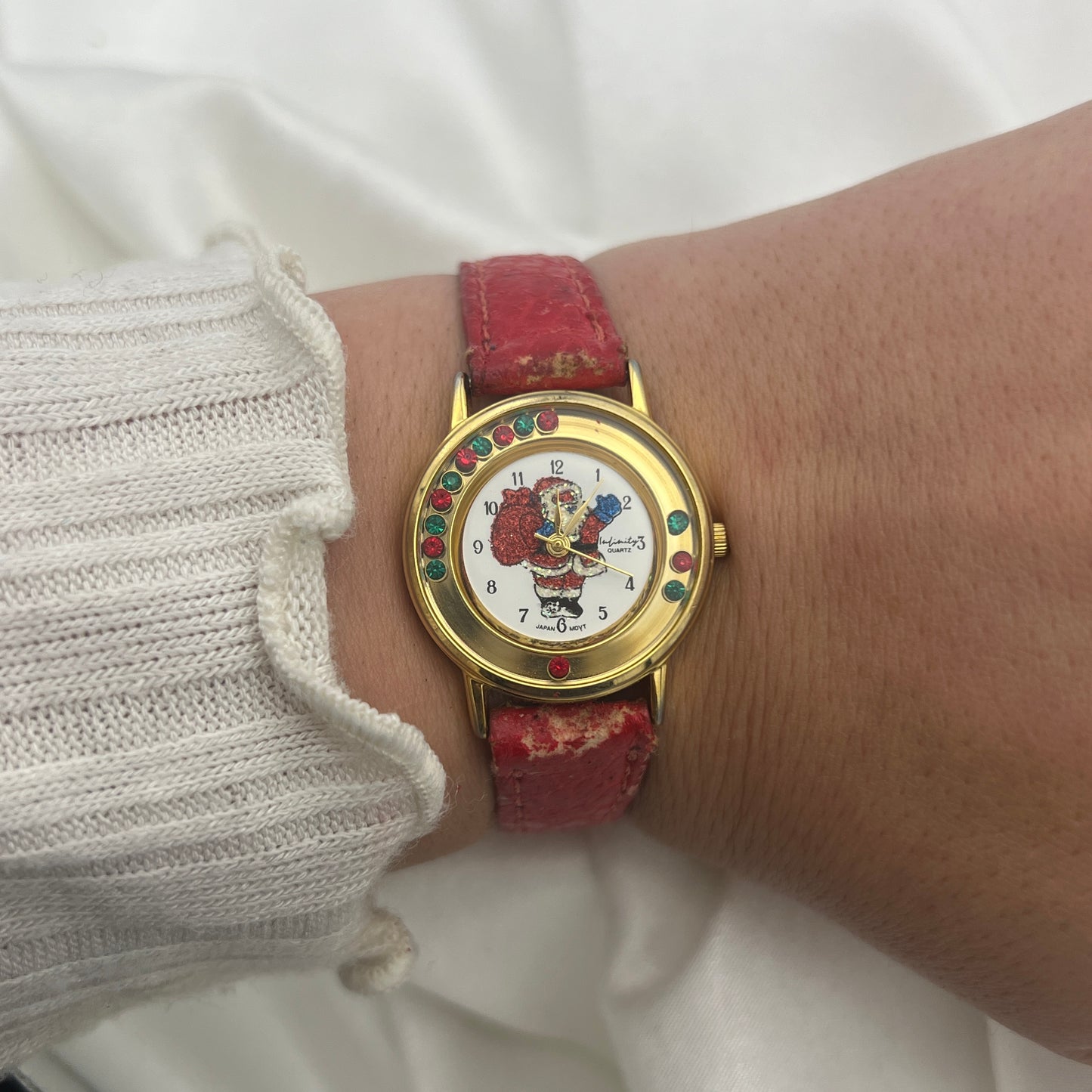 Rhinestone Santa Watch