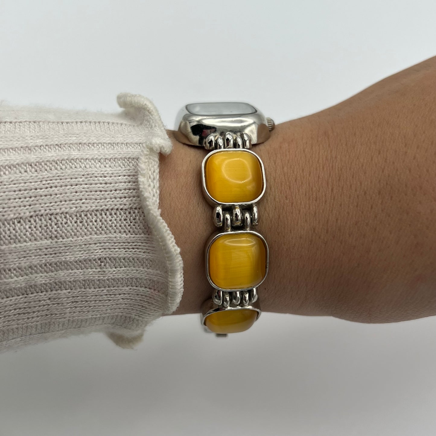 Orange Gemstone Watch