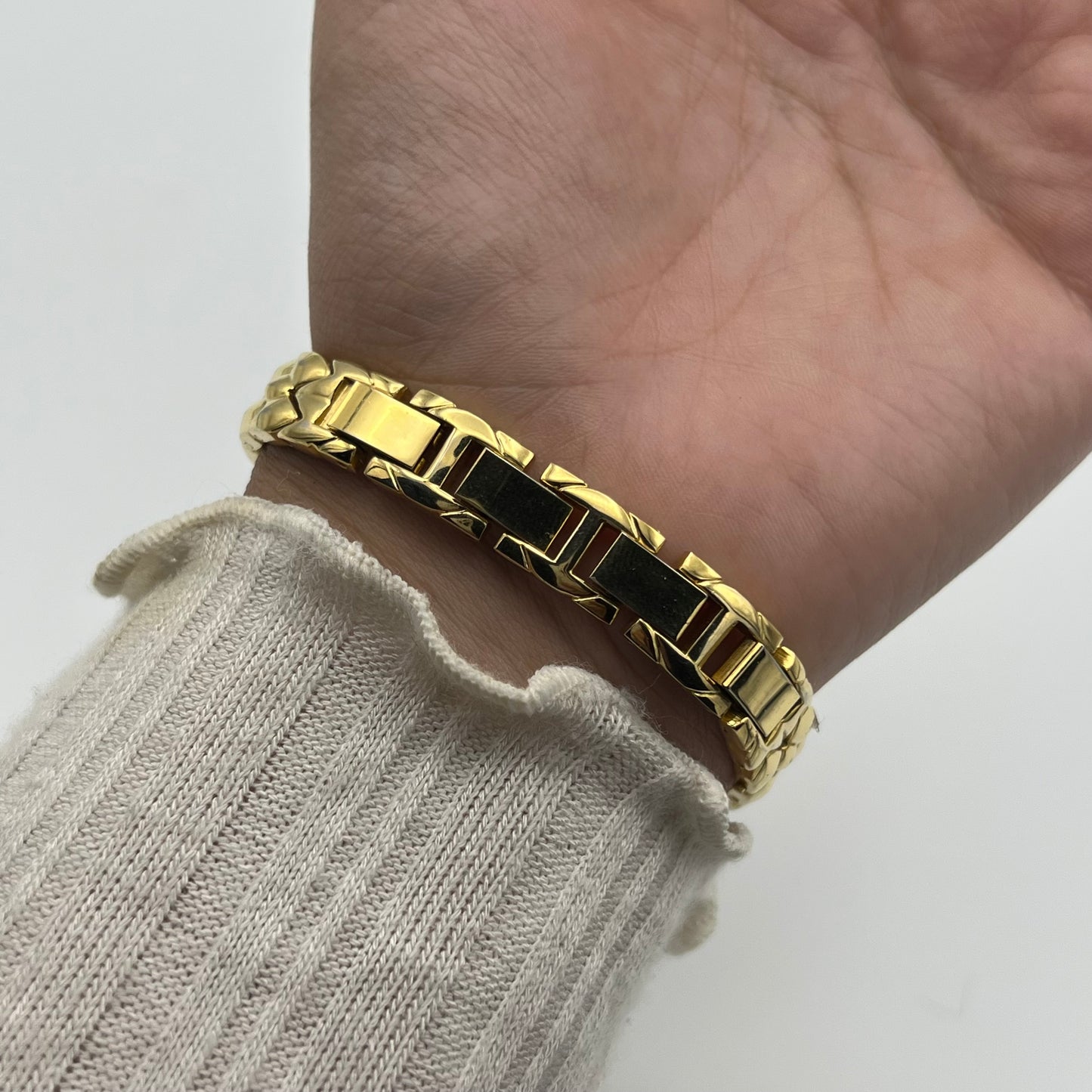 Diamanté Gold-Toned Watch