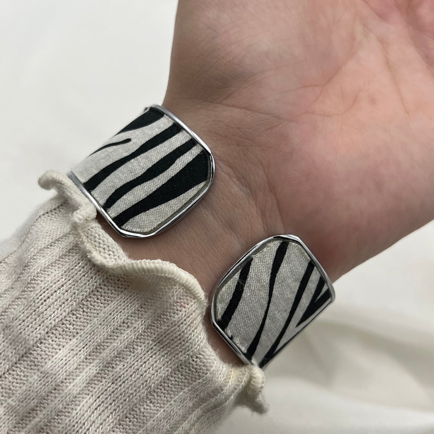 Zebra Cuff Watch