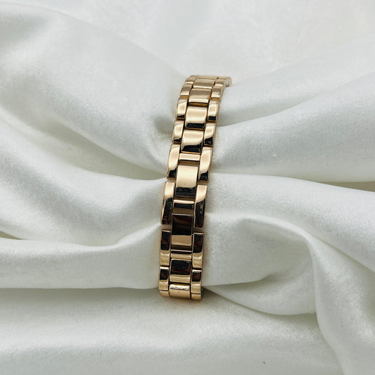 Rose Gold Diamanté Watch