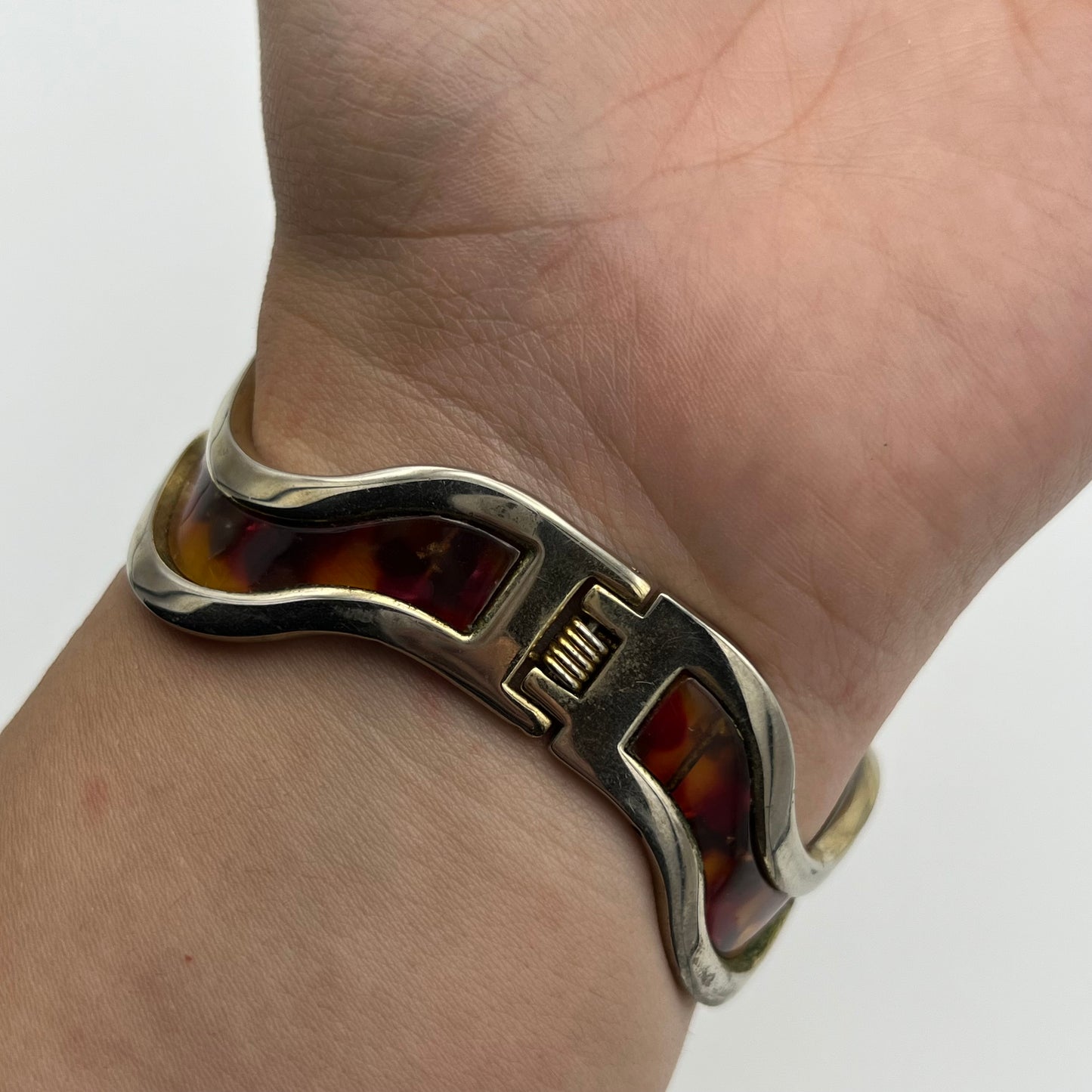 Wavy Red Tortoise Shell Watch