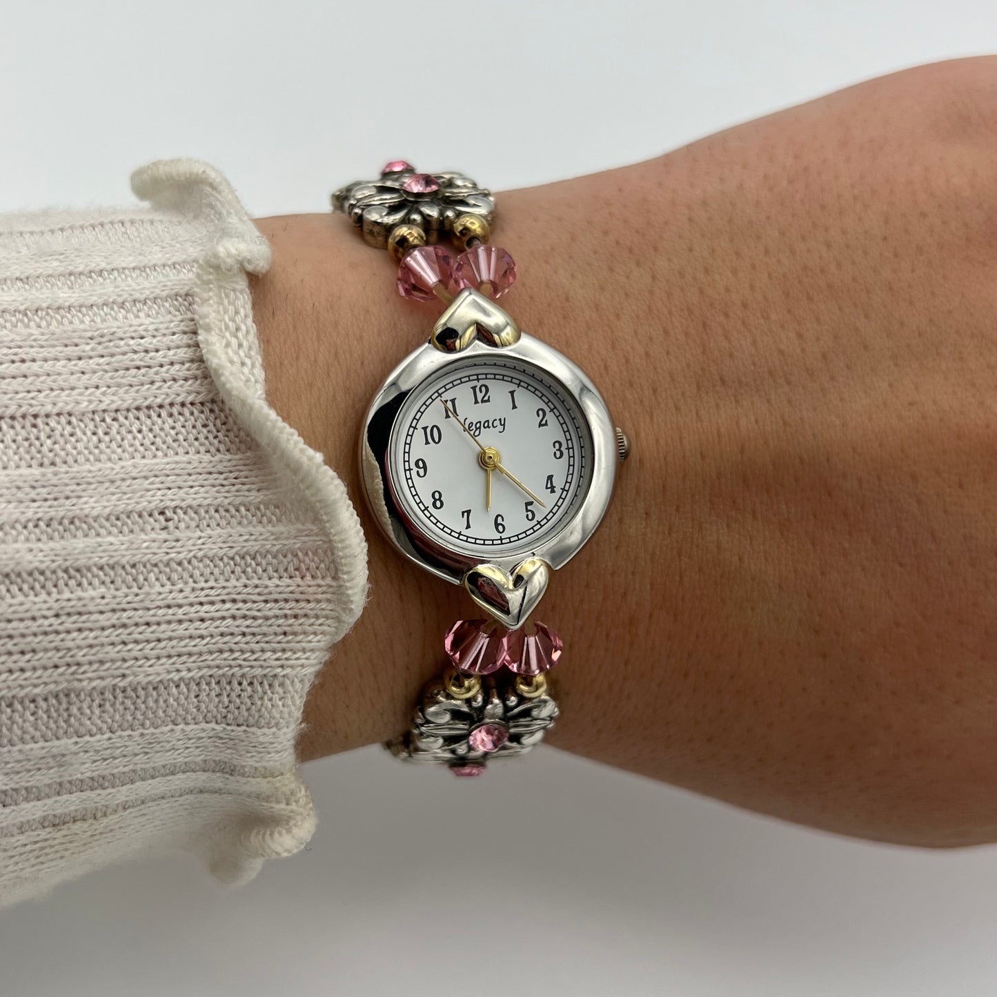 Pink Gemstone Watch