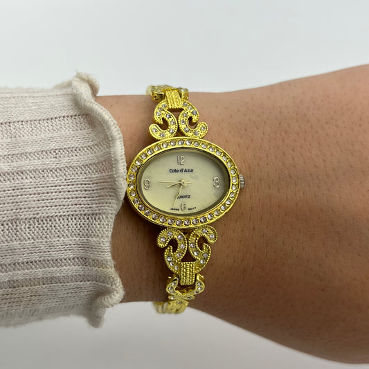 Gold-Toned Art Deco Watch