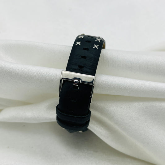 Edgy Leather Watch