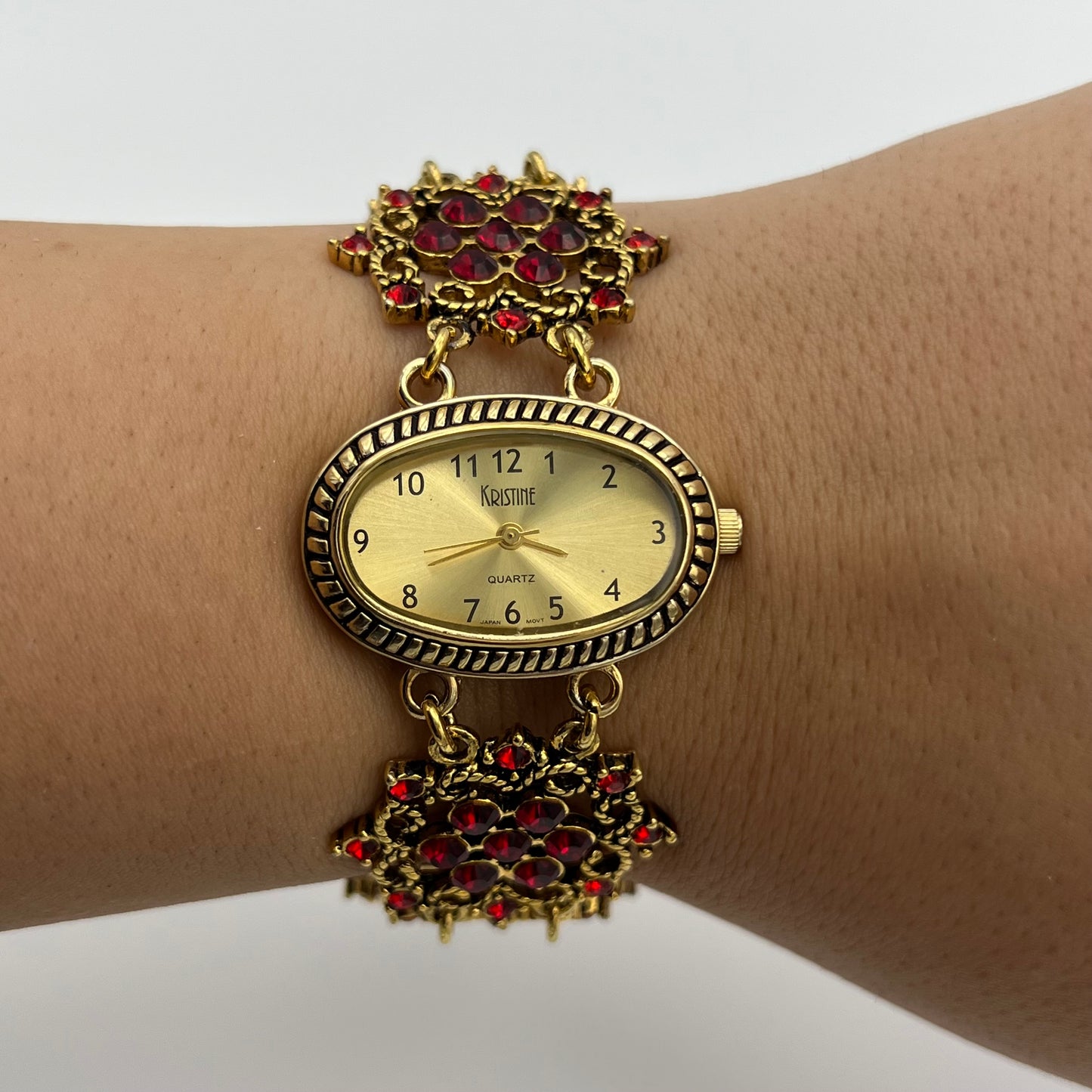 Intricate Red Detailed Watch