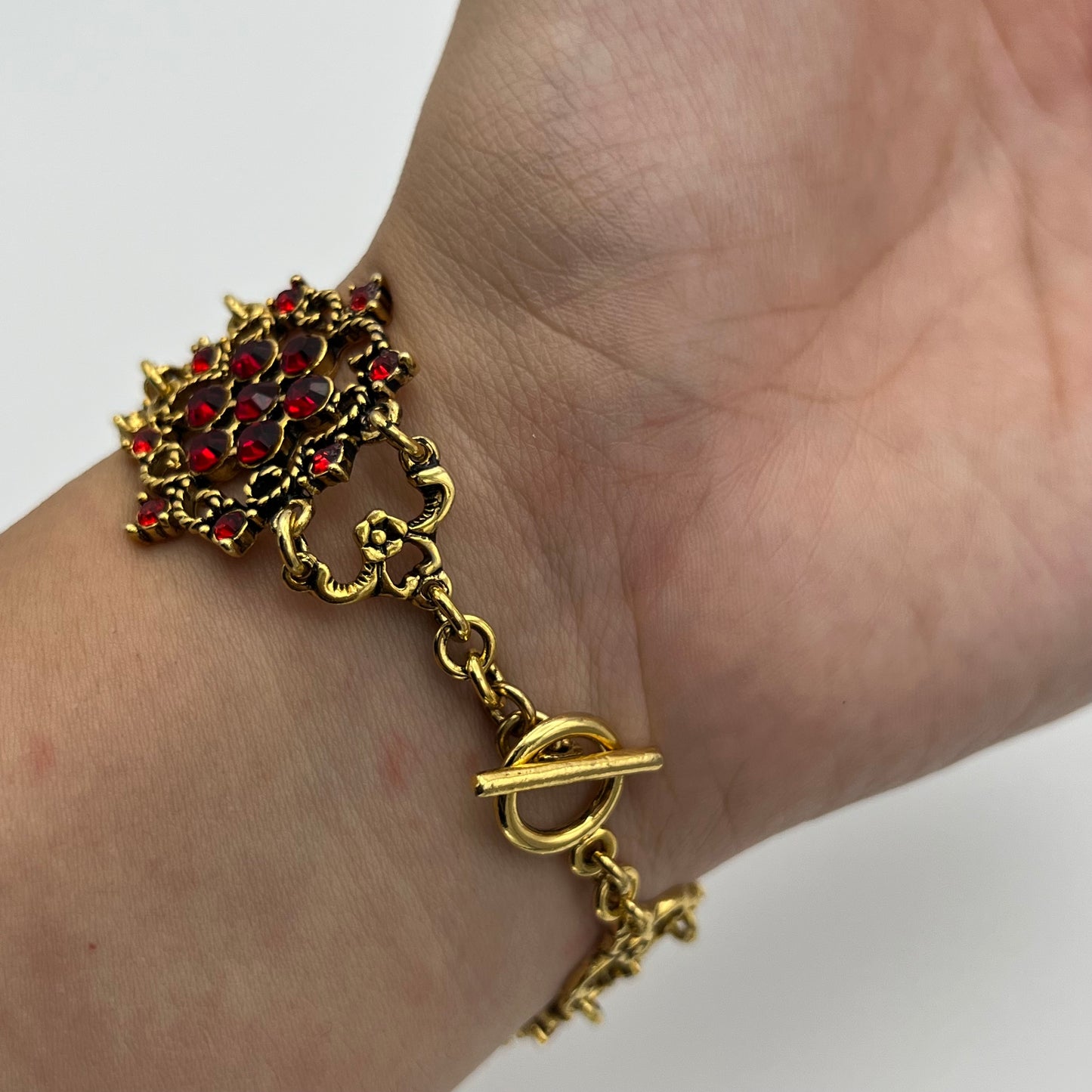 Intricate Red Detailed Watch