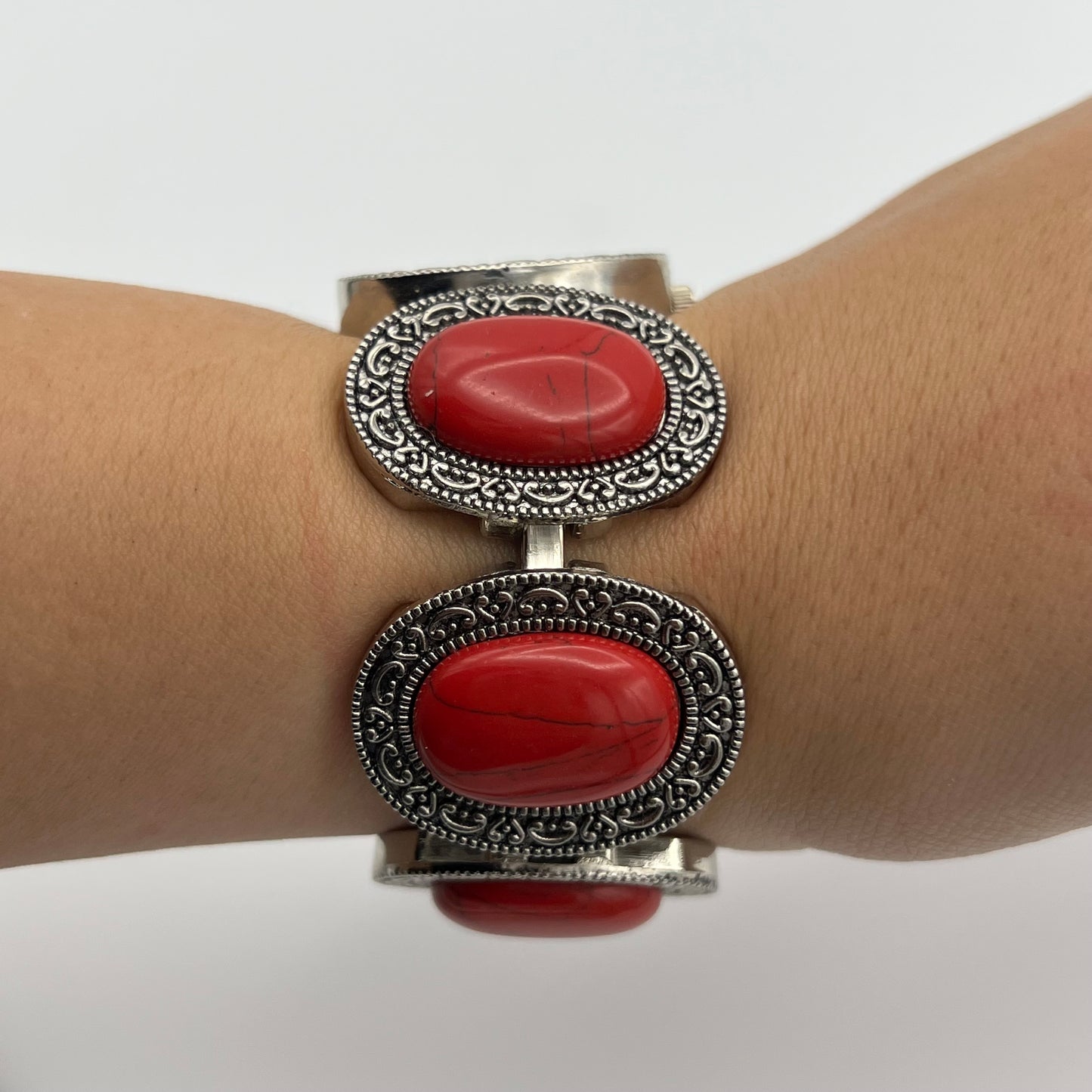 Statement Red Gemstone Watch