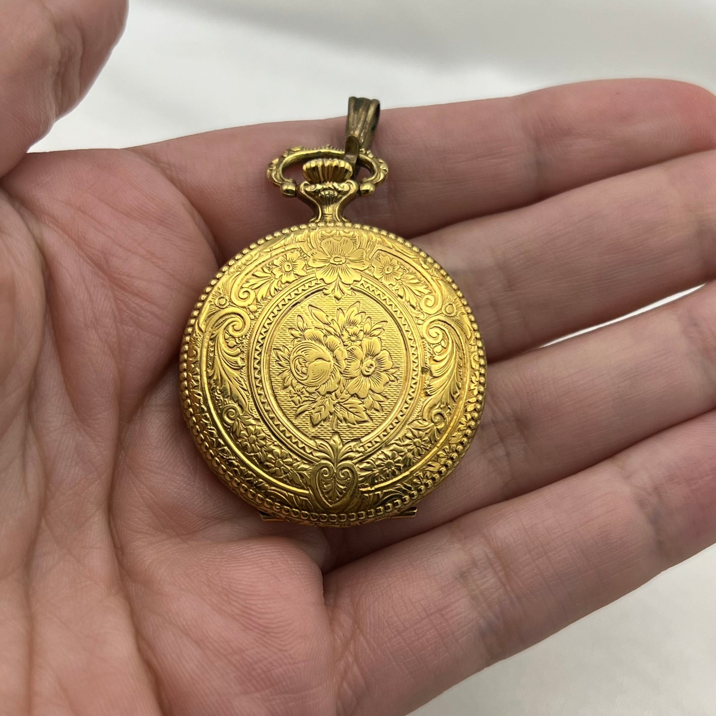 RARE Royce Floral Watch Locket