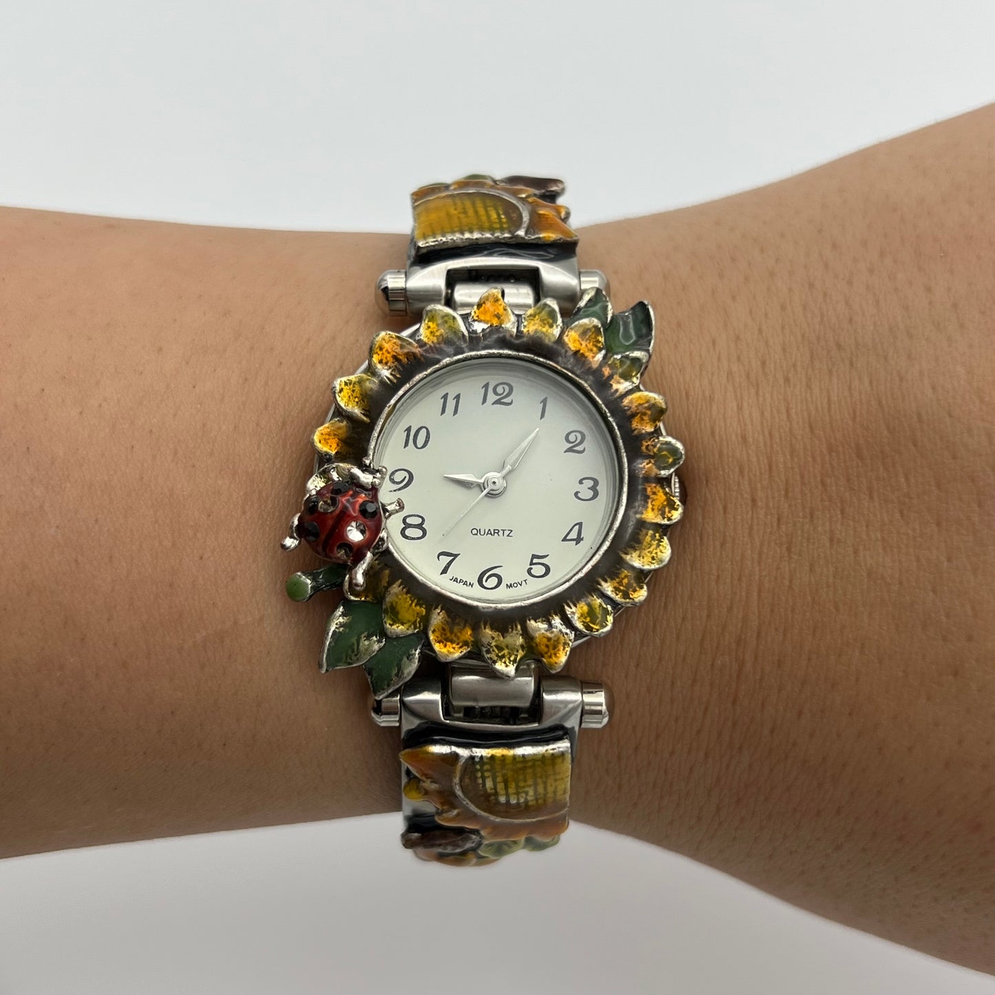 Sunflower & Ladybug Watch