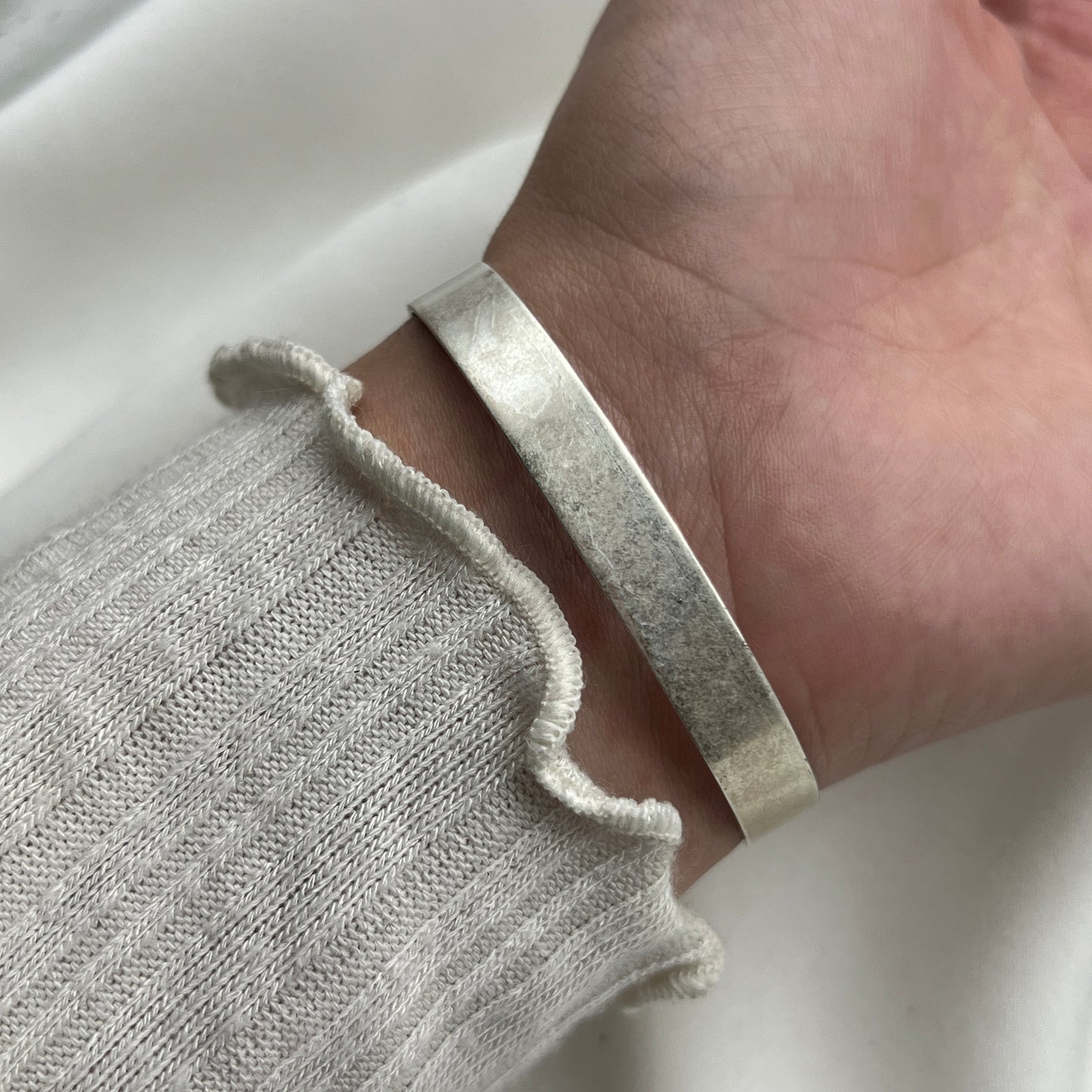 Geometric Link Statement Bracelet