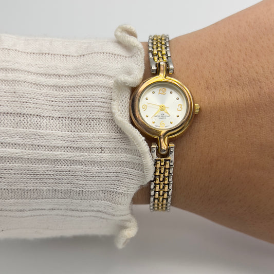 💛🩶 Dainty Two-Toned Watch