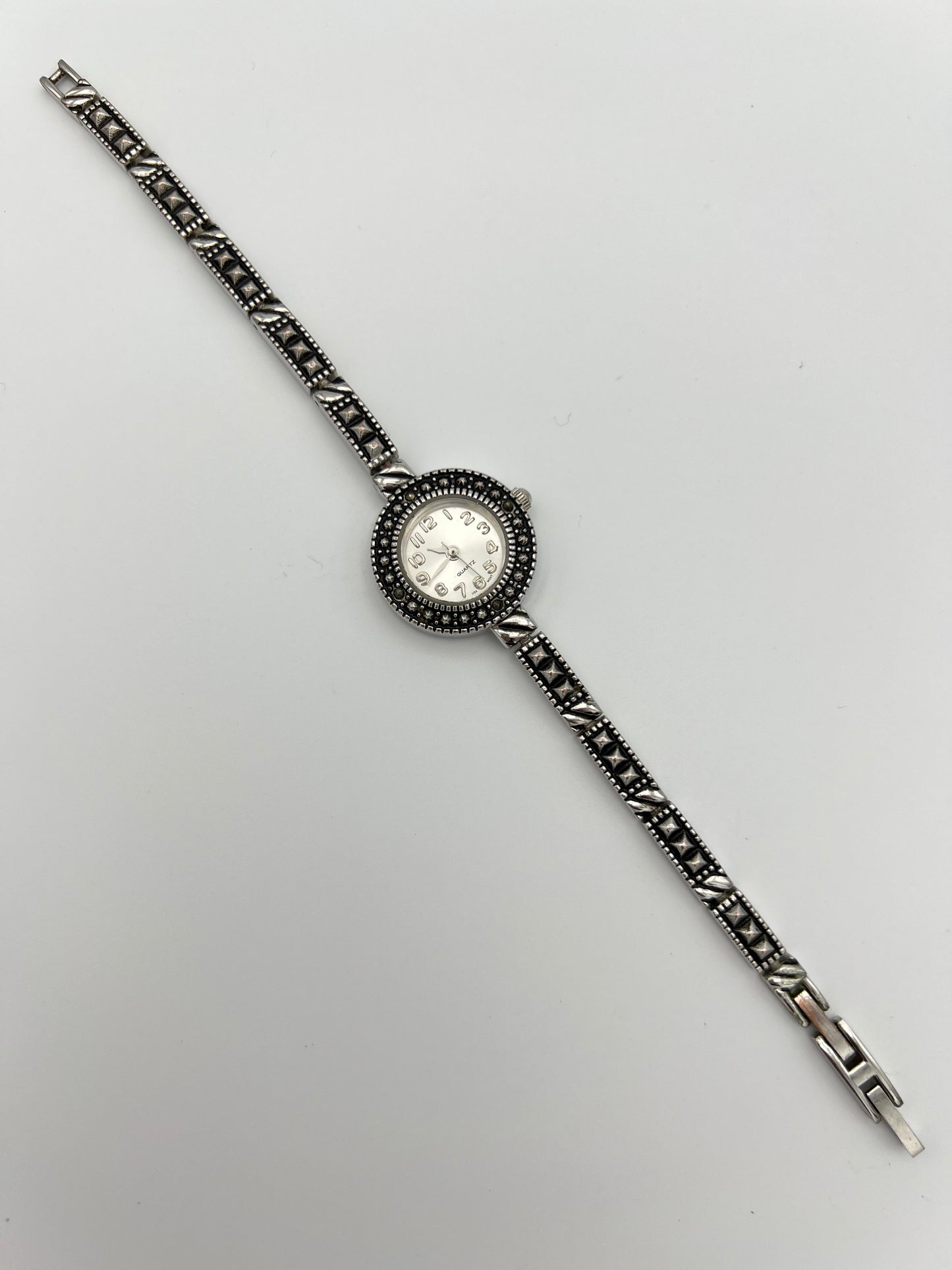 🩶🖤 Dainty Art Deco Watch