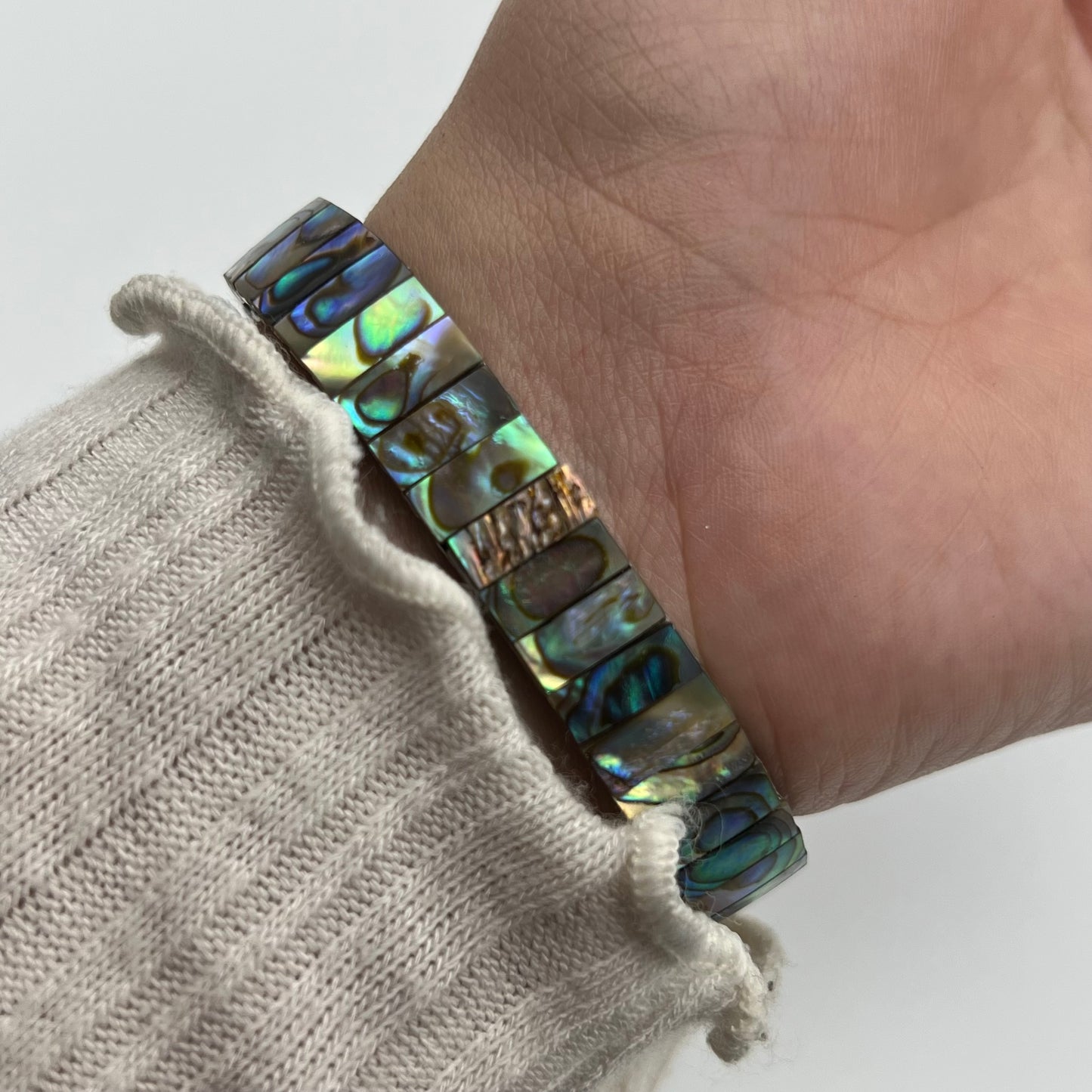 Gold-Toned Abalone Watch