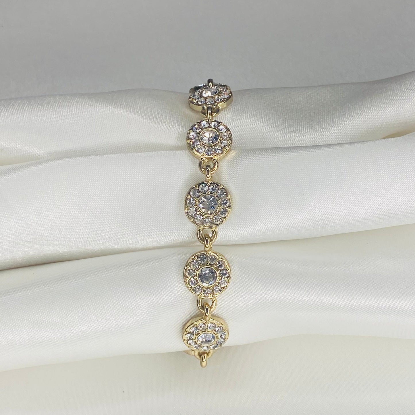 Gold Diamanté Bracelet