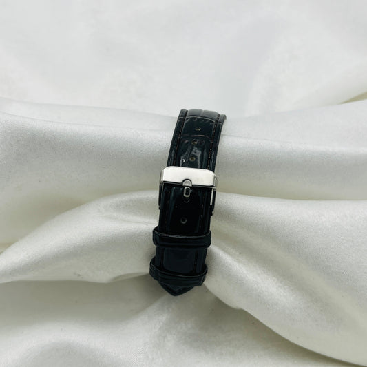 Black Leather Watch