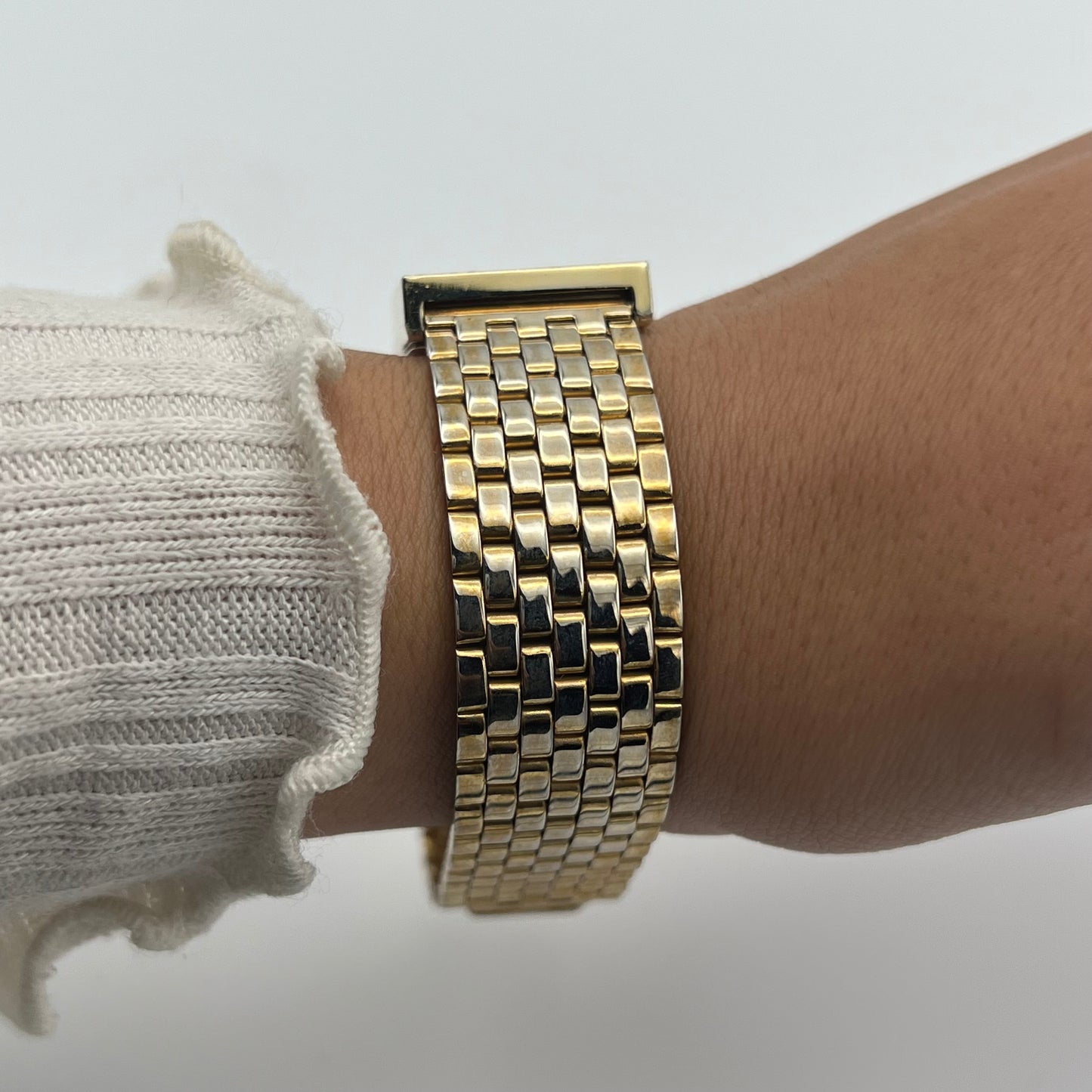 Diamanté Gold-Toned Watch