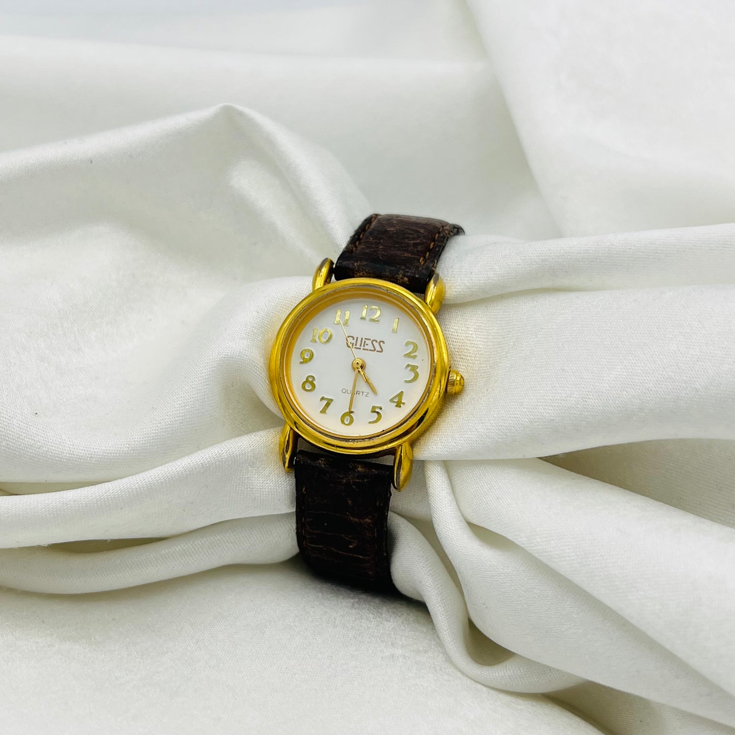 Guess Brown Leather Watch
