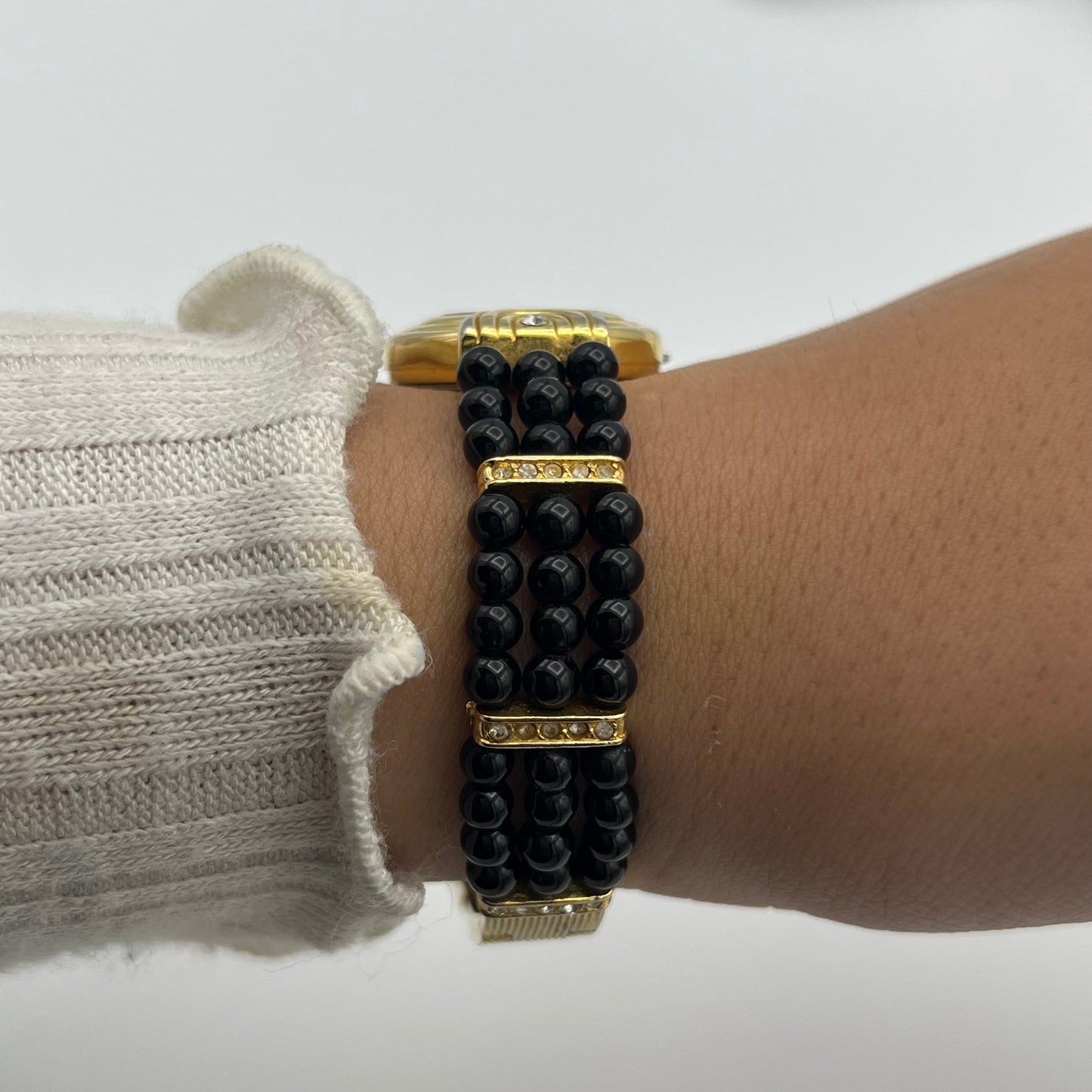 Black Detailed Watch
