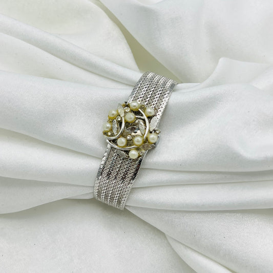 RARE Pilgrim 17 Jewels Silver-Toned Peek-a-boo Watch