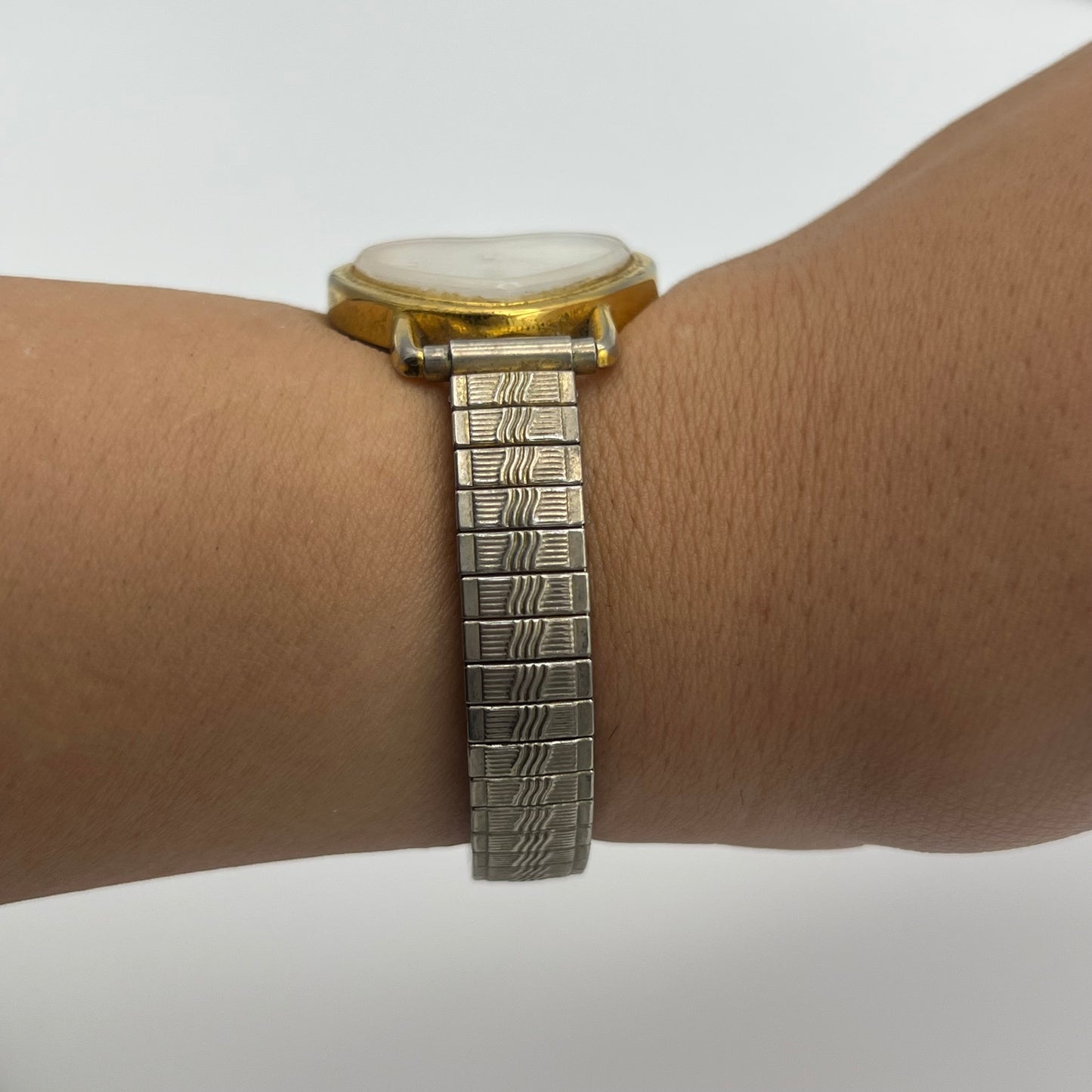 Stretchy Heart Dial Watch