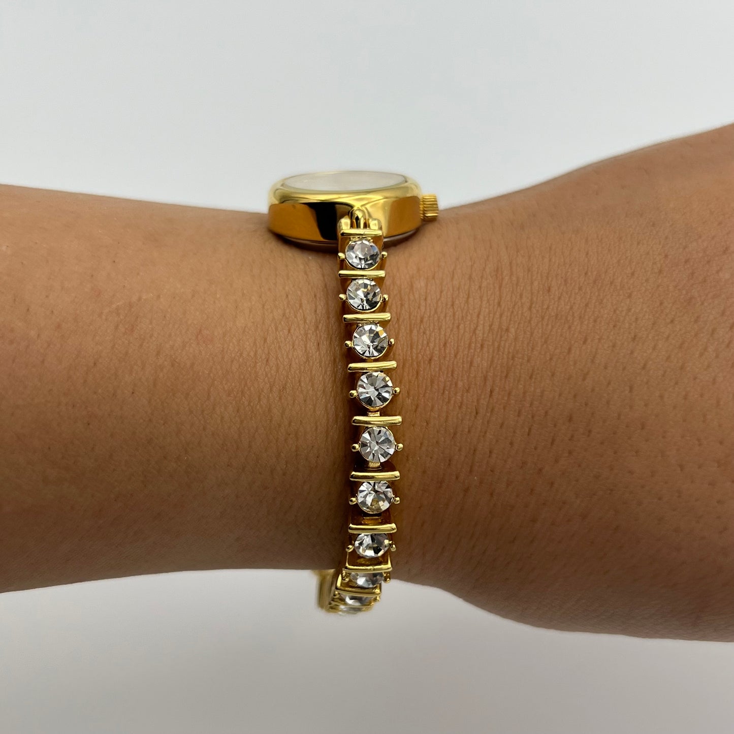 Diamanté Tennis Bracelet Watch