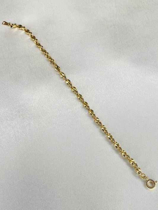 Gold Twist Bracelet
