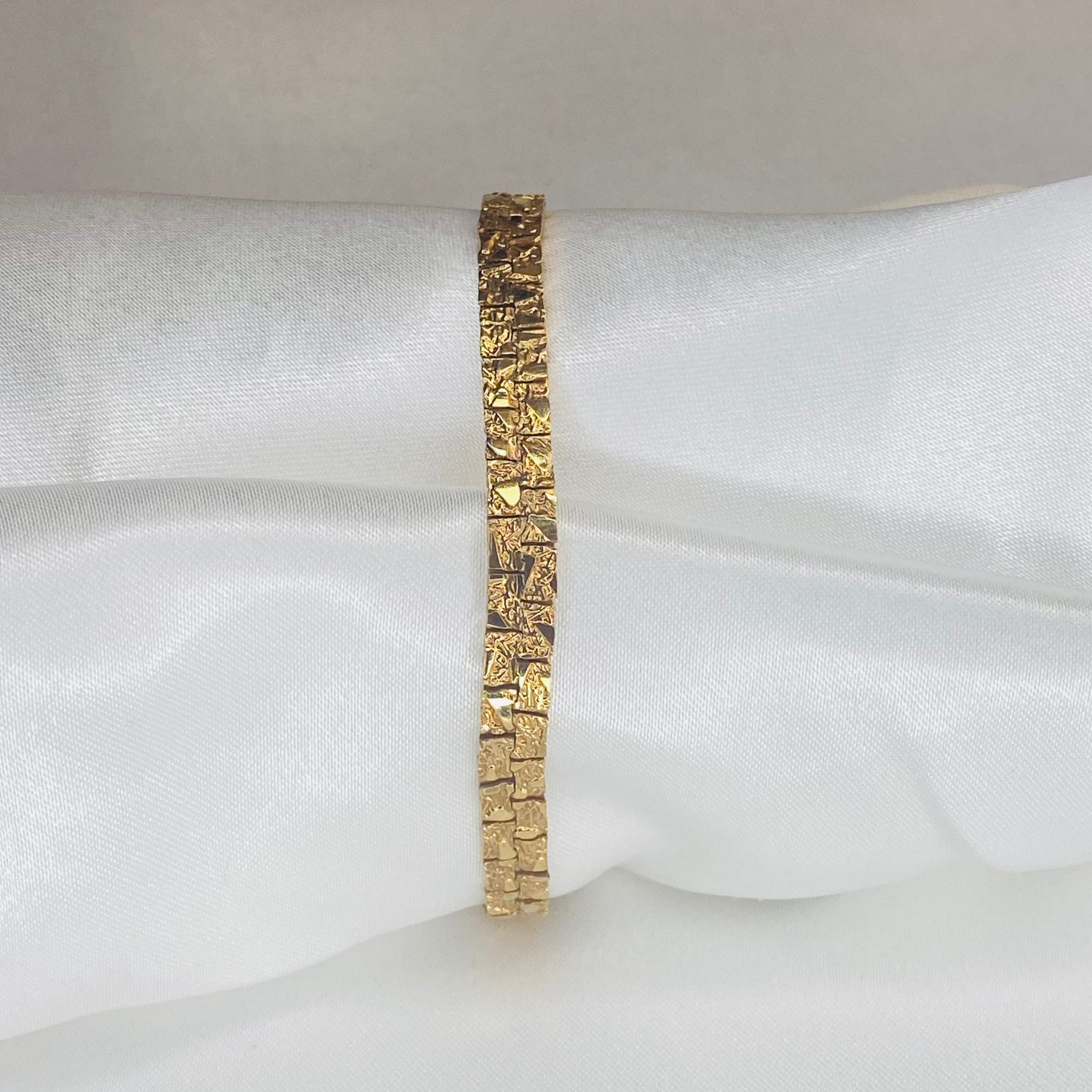 Gold Nugget Style Bracelet