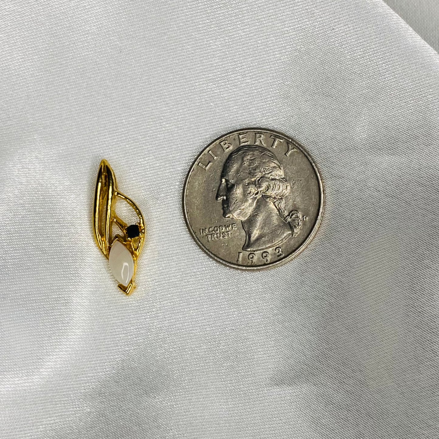 Gold-Toned Couture Gem Pendant