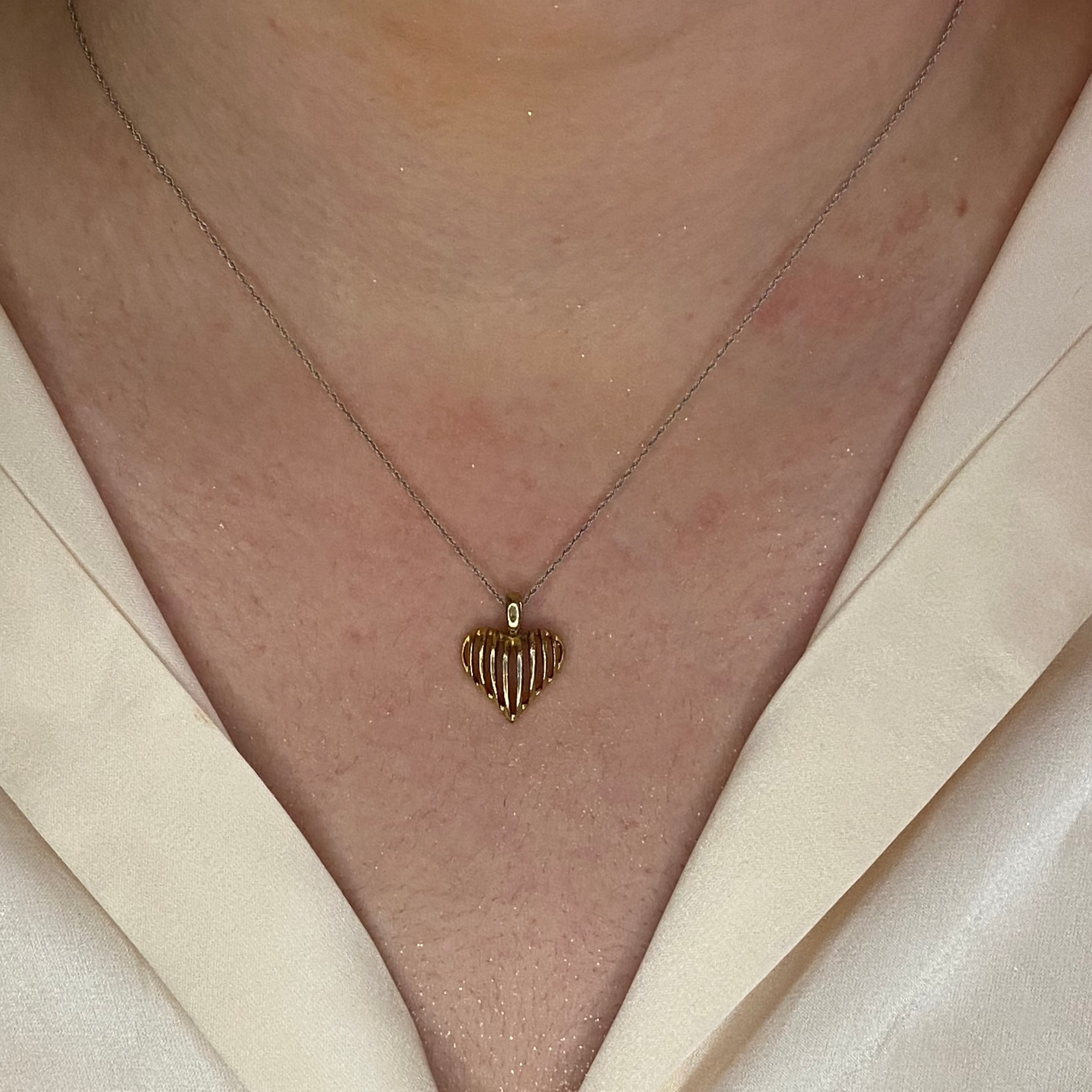 Gold-Toned Heart Pendant