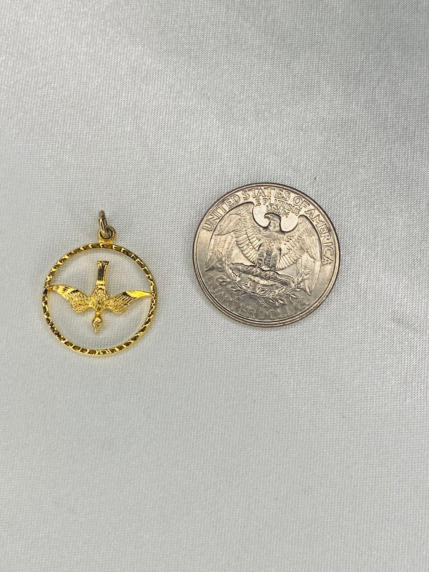 1/20 12K Gold Filled Dove Pendant