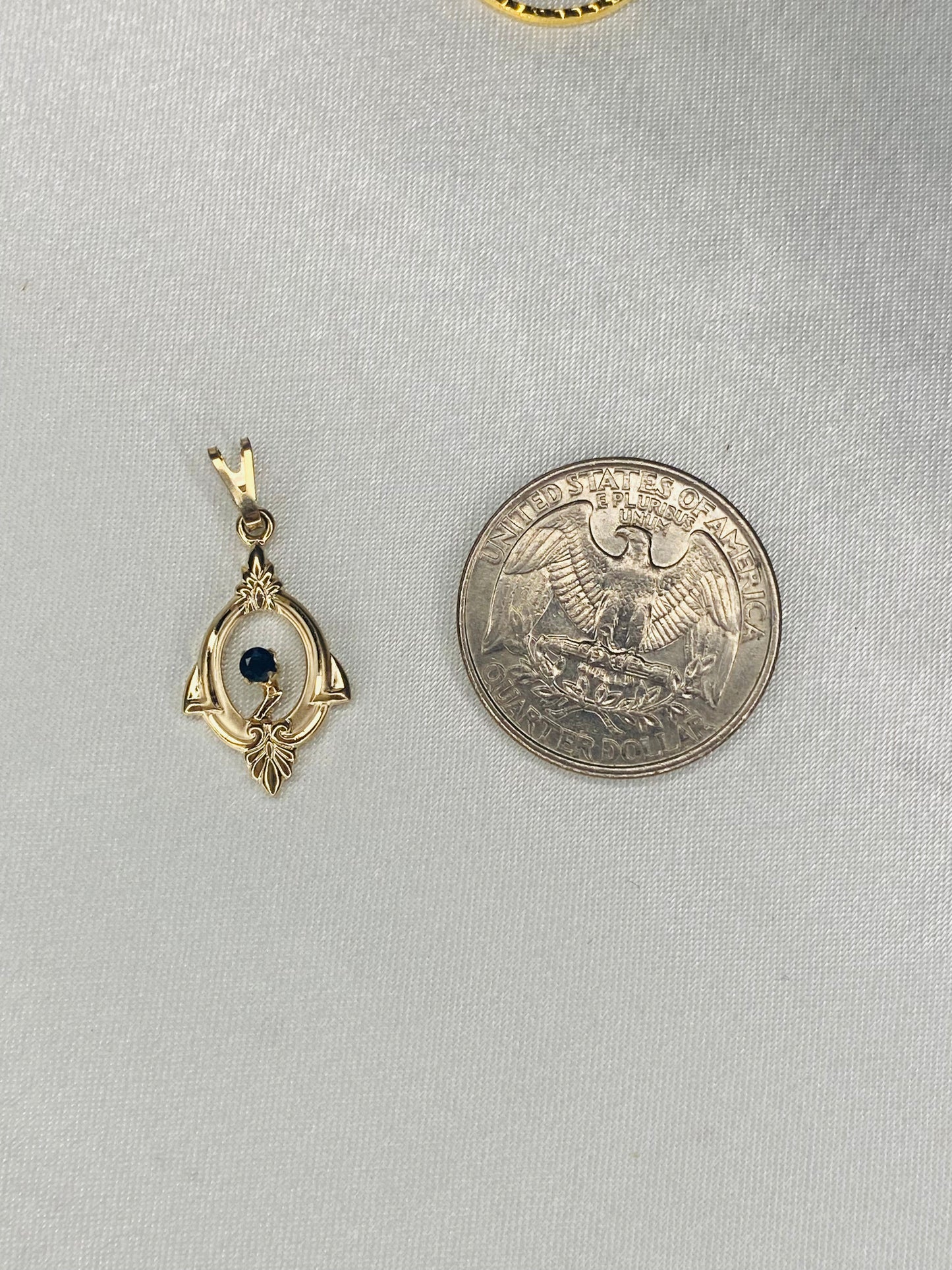 1/20 12k Gold Filled Art Deco Pendant