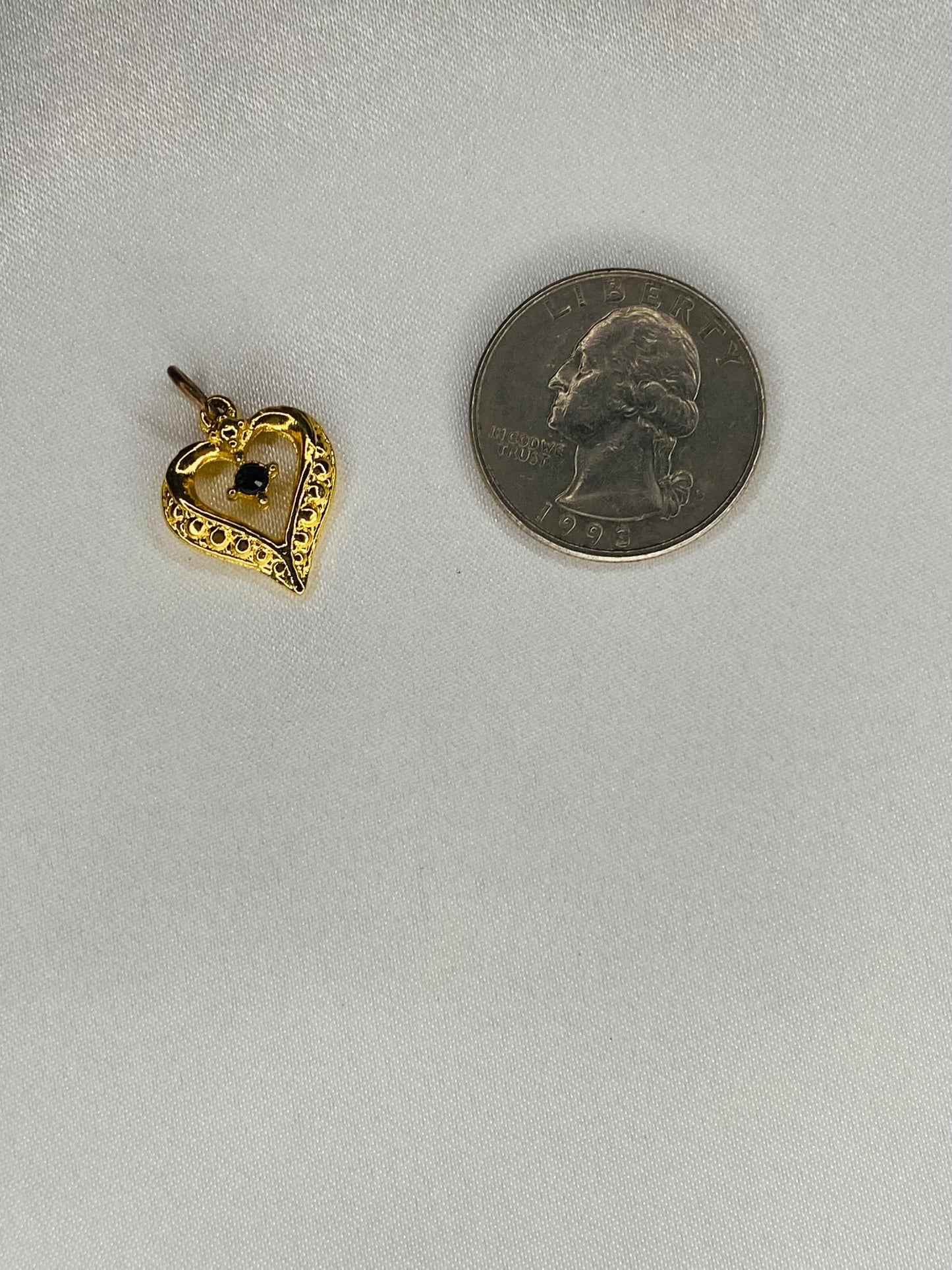 Intricate Detailed Heart Pendant