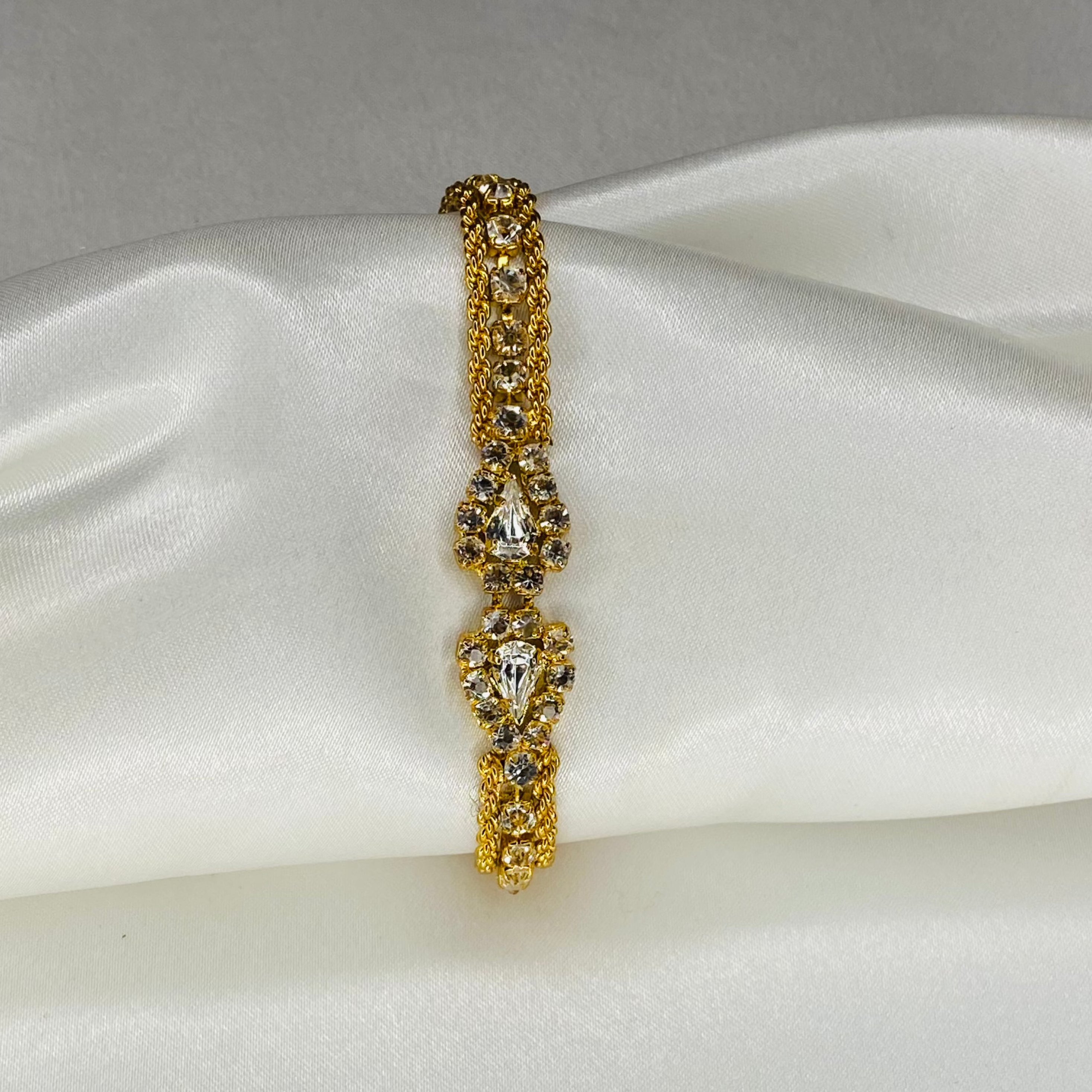 Gold Diamanté Bracelet