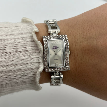Diamanté Wavy Dial Watch