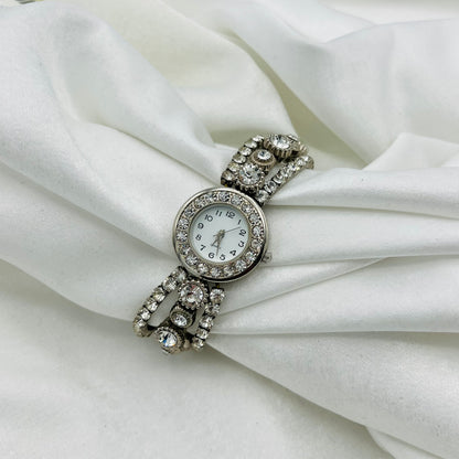 Diamanté 3-Strand Watch