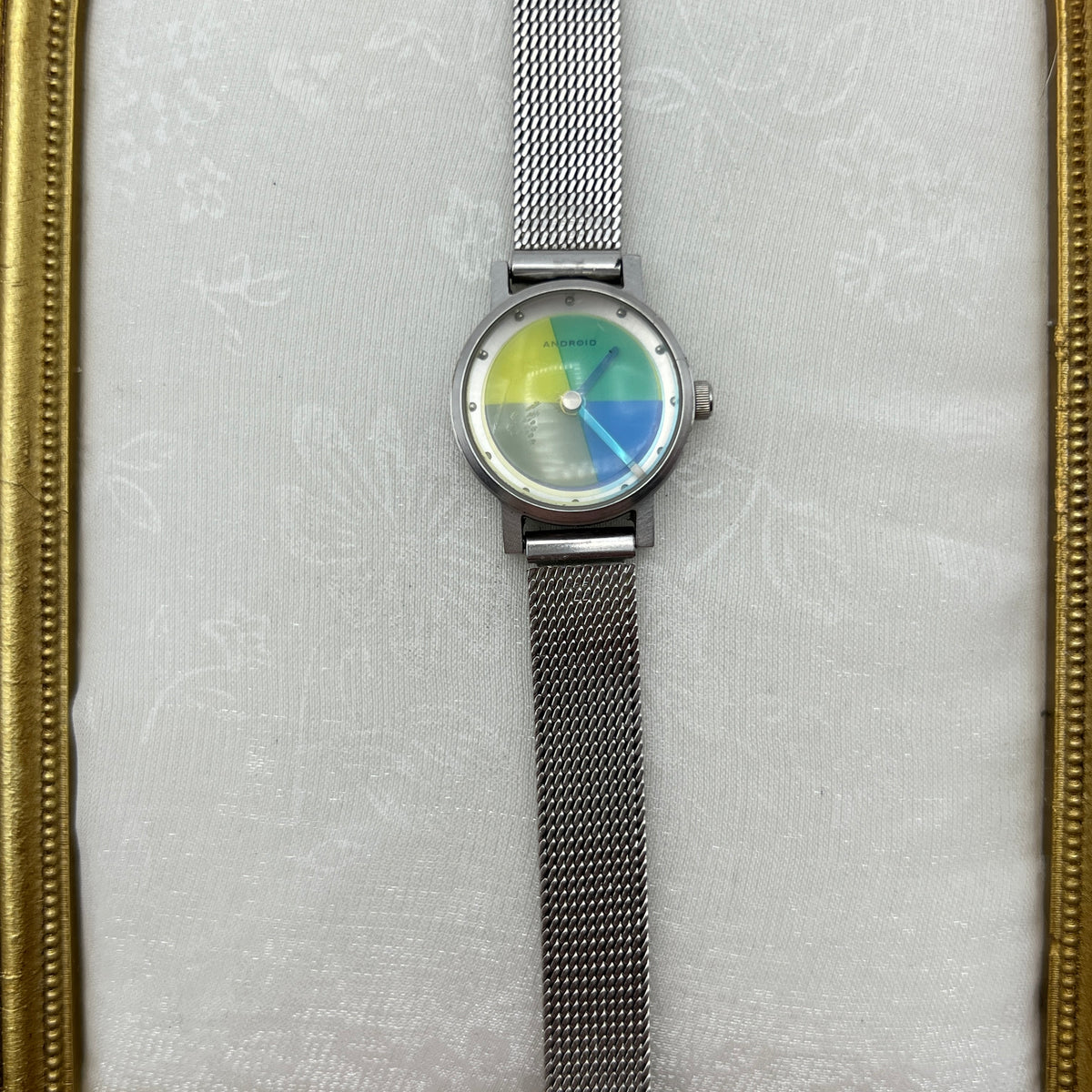 Multi-Colored Mesh Watch