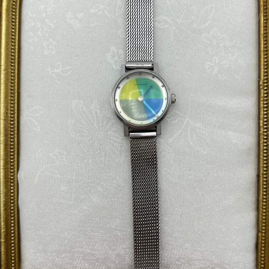 Multi-Colored Mesh Watch