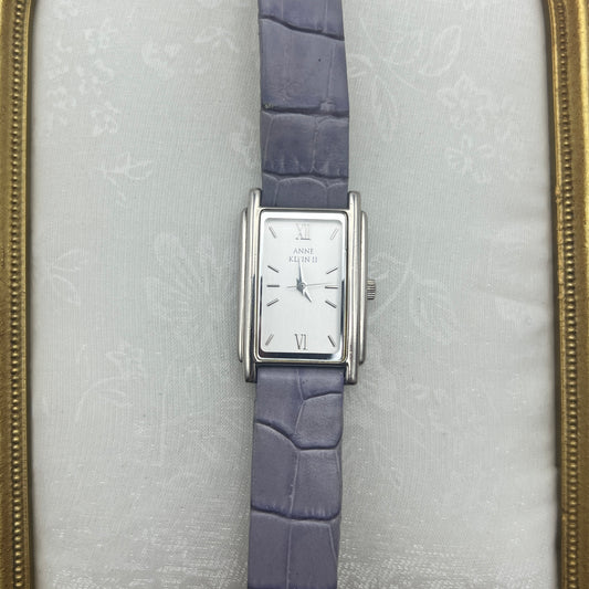 Anne Klein Strap with Lilac Leather Strap