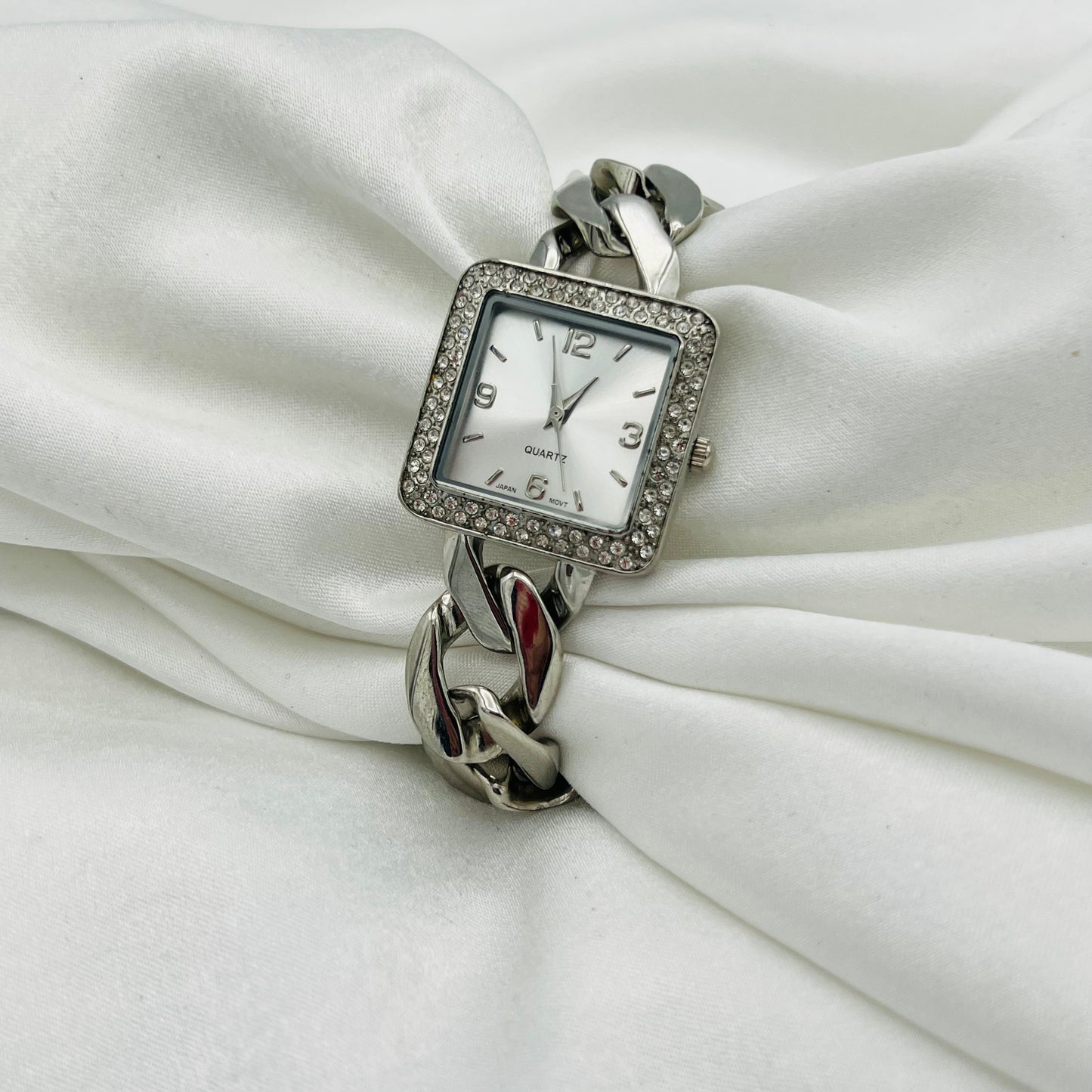 Diamanté Chain Watch