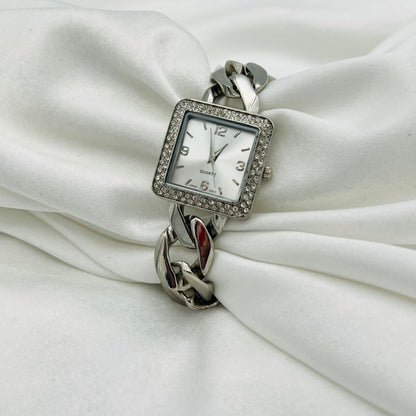 Diamanté Chain Watch