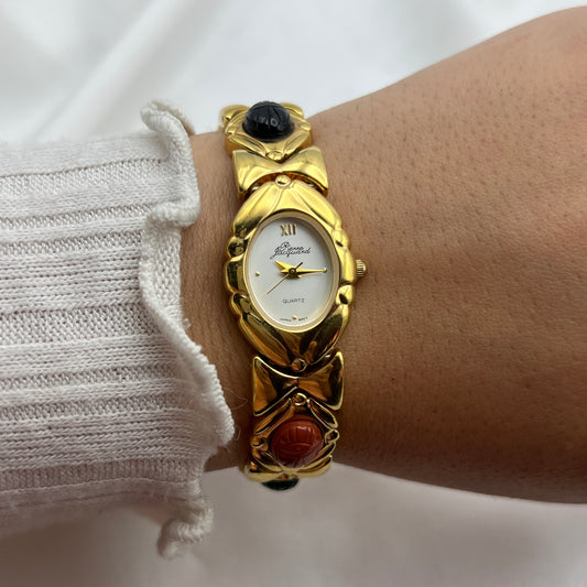 Scarab Gold-Tone Watch