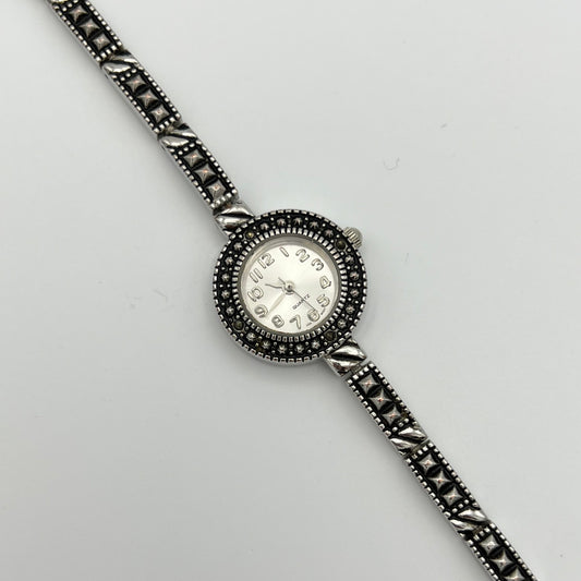 🩶🖤 Dainty Art Deco Watch