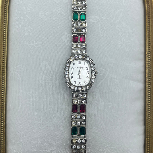 Colorful Diamanté Bejeweled Watch