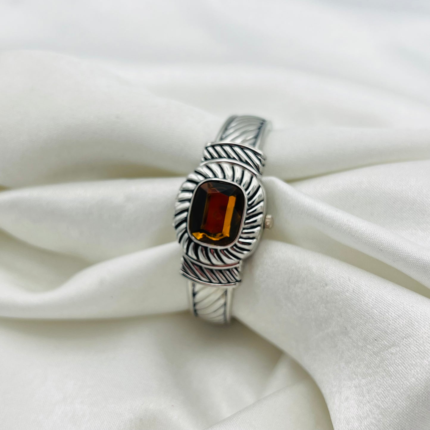 Amber-Toned Peek-a-boo Watch